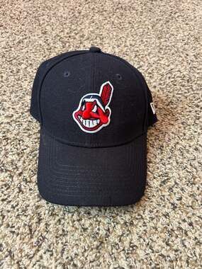 New Era Cleveland Indians 9FORTY Hat Black